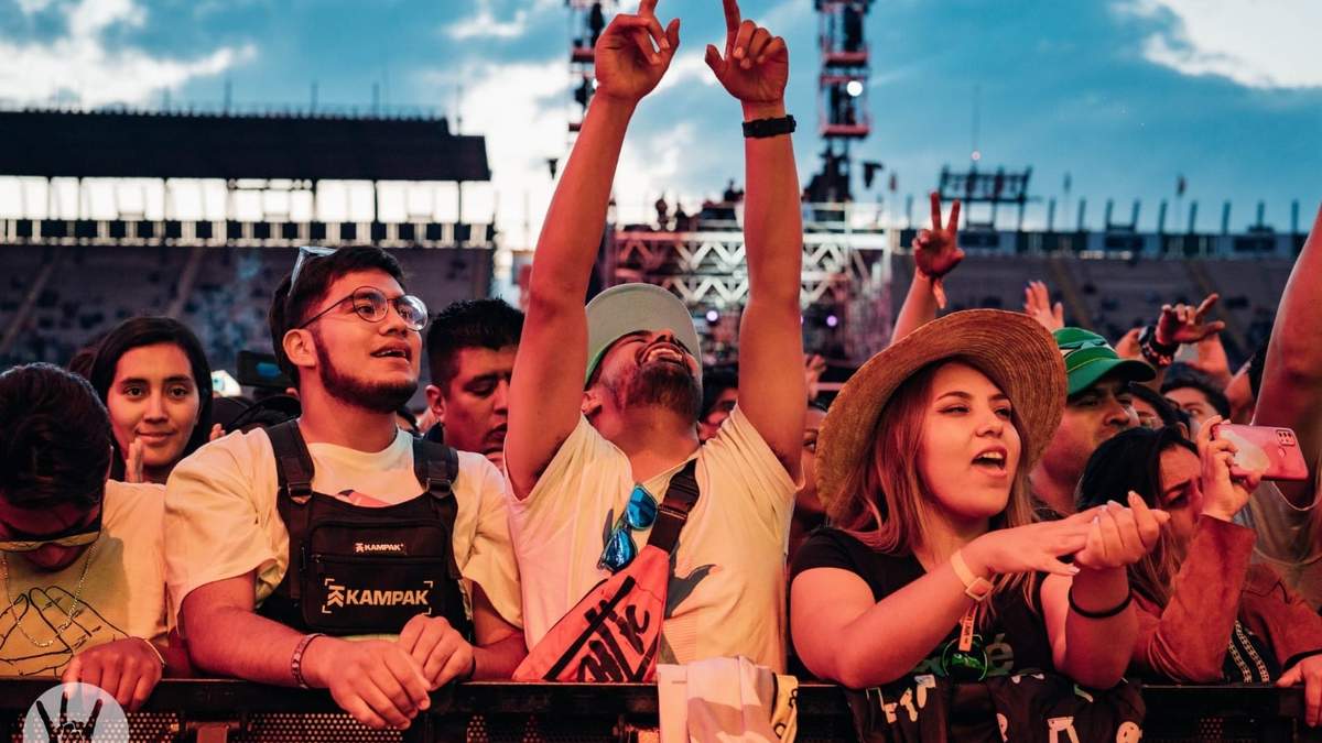 Asistentes al Vive Latino