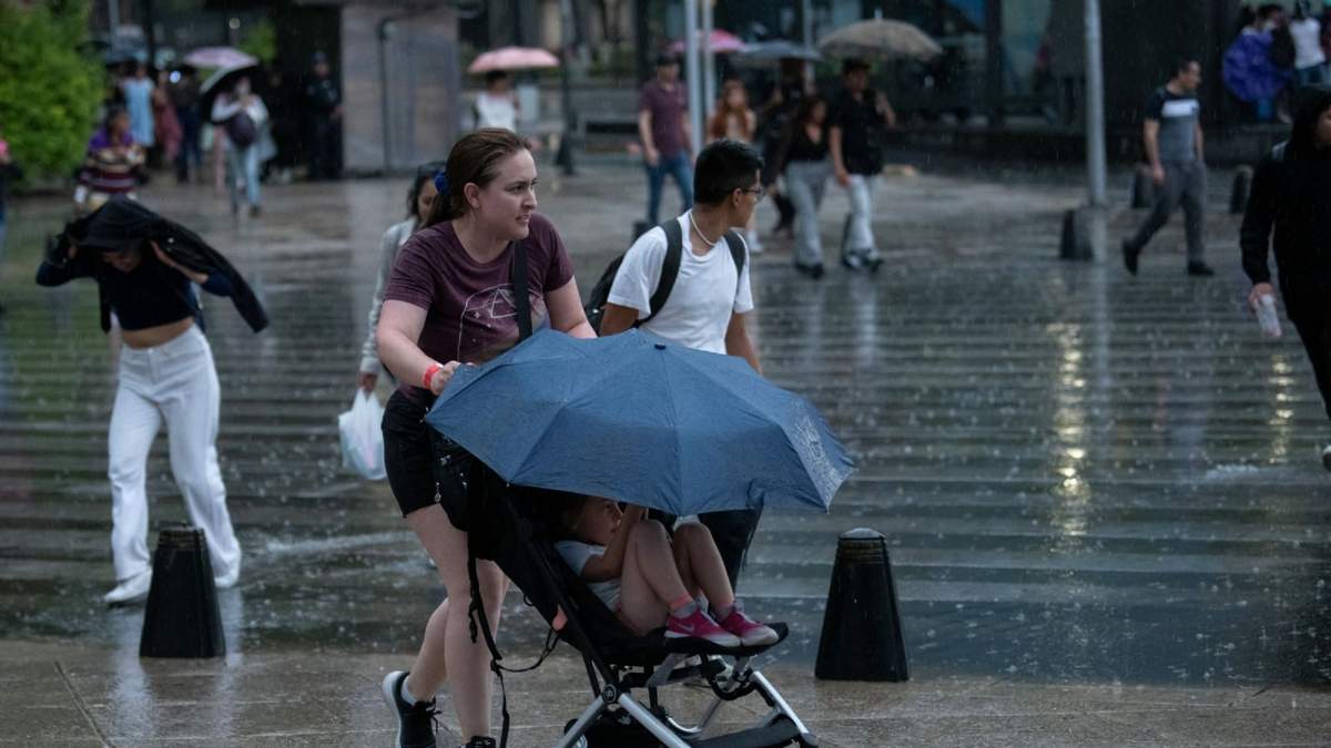 Probabilidad de lluvias en el Valle de México