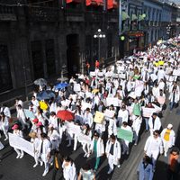 Participaron 150 mil alumnos de 80 universidades en la #MegaMarchaEstudiantil