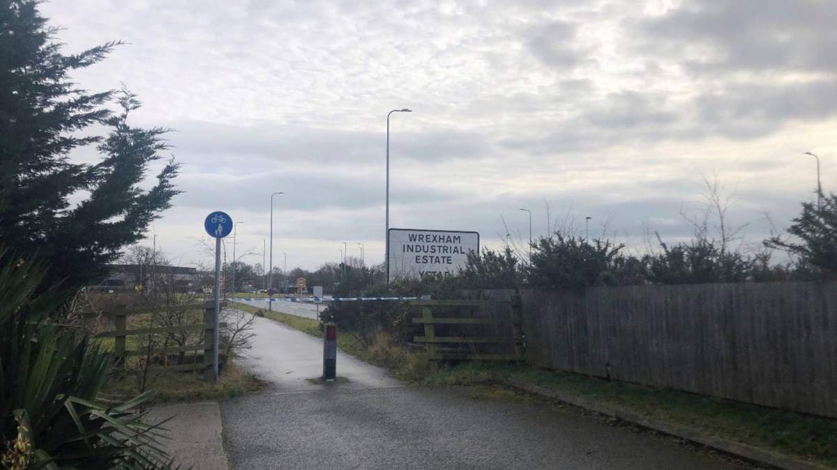 La zona industrial de Wrexham, donde se localiza la planta de fabricación de vacunas