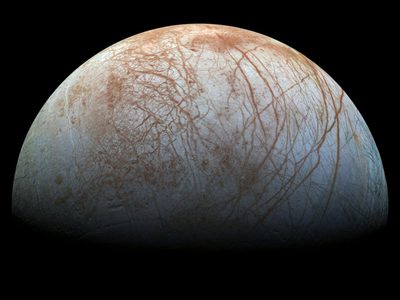 La vida podría existir bajo el hielo de Europa, una de las lunas de Júpiter: nuevo descubrimiento