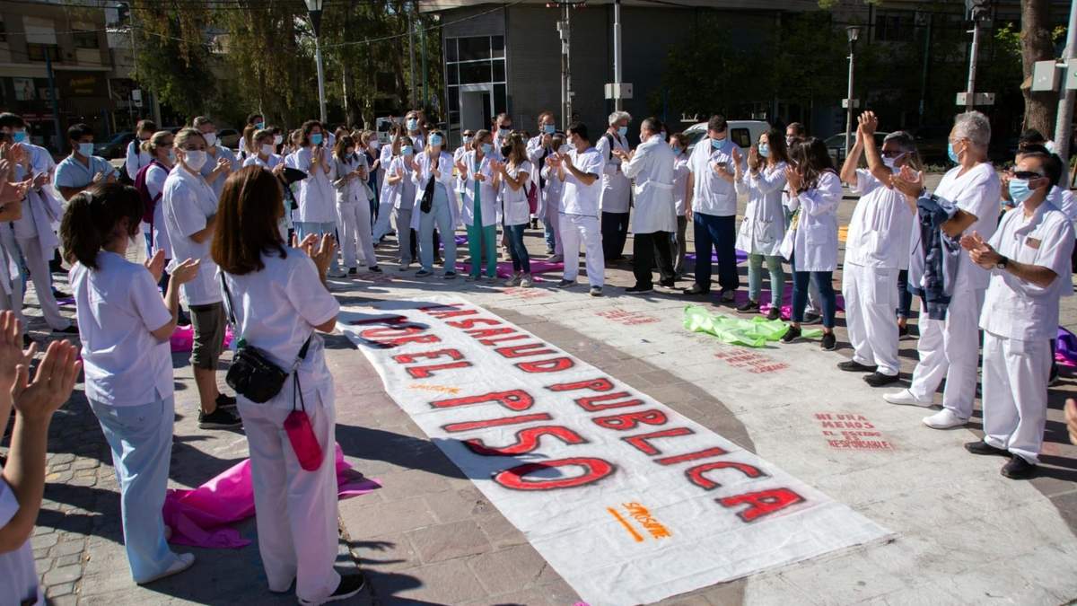 Trabajadores de la Salud. Fuente: (Twitter)