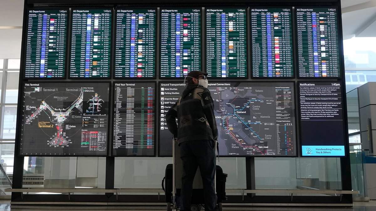 Aeropuerto Internacional de Miami durante la pandemia. Fuente: (Twitter)