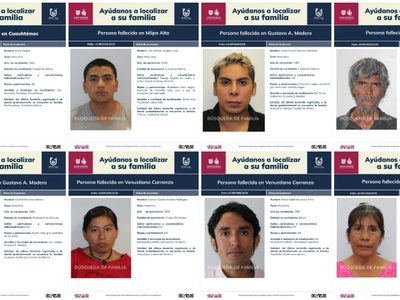 Publican fotoboletines de personas fallecidas no reclamadas en CDMX