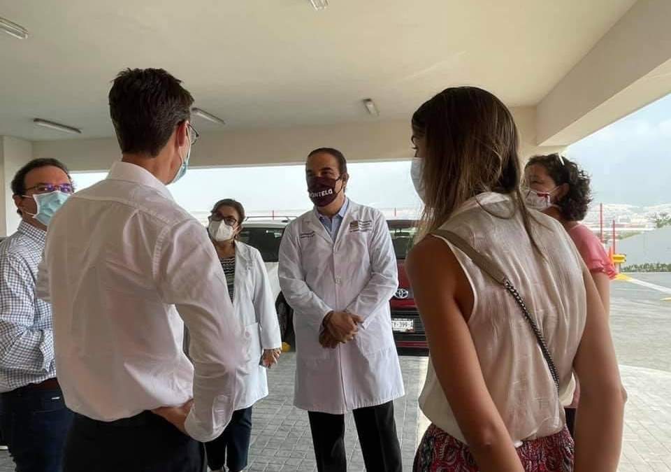 El secretario de Salud de la entidad realizó un recorrido a escuelas públicas y privadas que ya están impartiendo clases