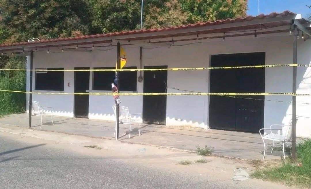 Inmueble donde asesinaron a tres personas en Puxcatán, Macuspana, Tabasco