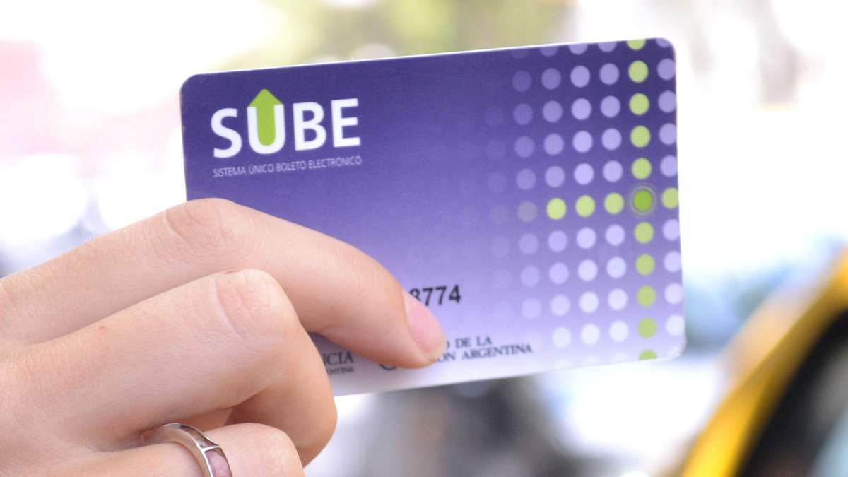 Tarjeta SUBE. Foto: (Twitter)