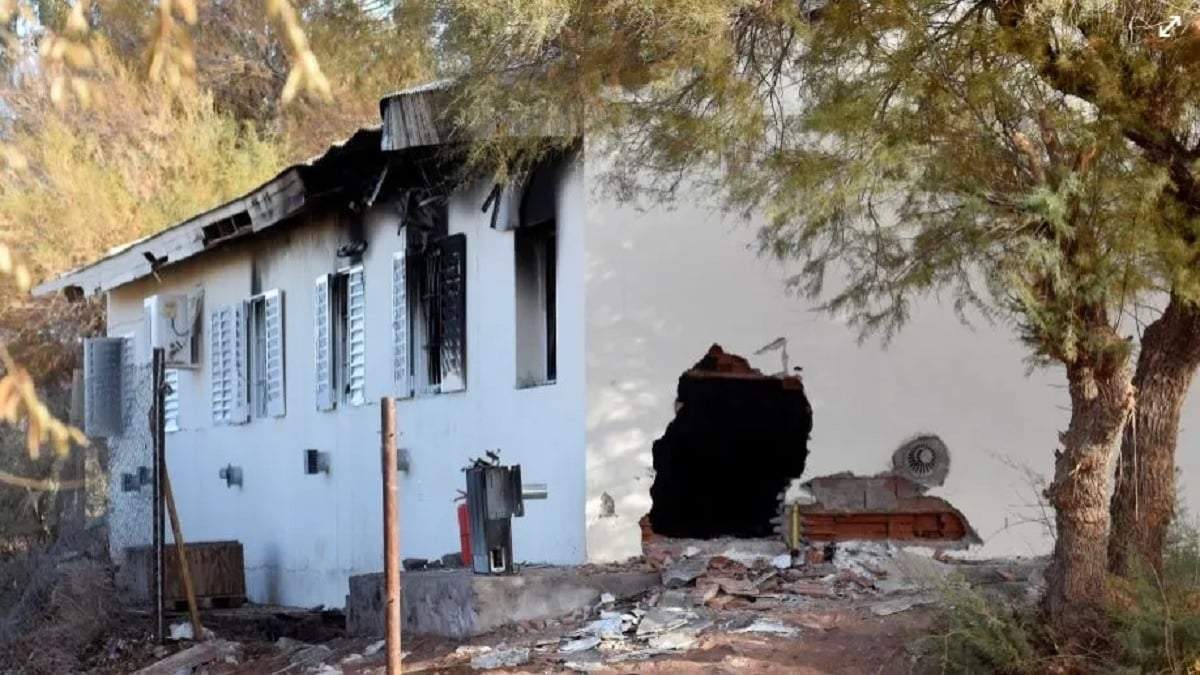 La explosión en la escuela 144 ocurrió el 29 e junio de 2021. Fuente (X)