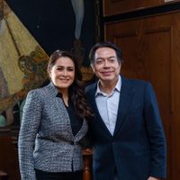 Tere Jiménez se reúne con Mario Delgado, secretario de Educación Pública