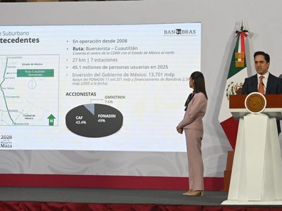 El Tren Suburbano pasa de manos privadas al gobierno y se llamará “Felipe Ángeles”: Sheinbaum