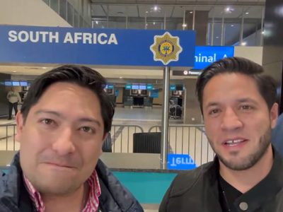 Liberan a periodistas mexicanos de TUDN tras permanecer retenidos en Sudáfrica