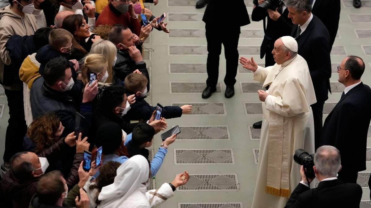 El papa Francisco en su audiencia general