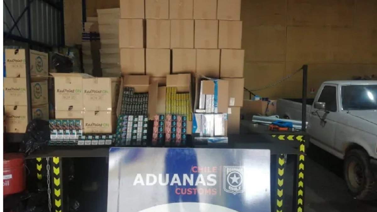 En Samoré secuestraron 58.600 paquetes de cigarrillos. Fuente: (La Angostura Digital)