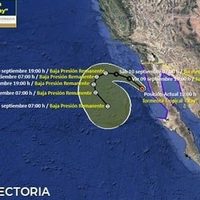 La tormenta "Kay" se aleja de la península de Baja California