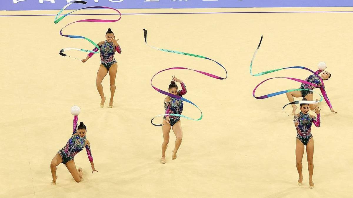El equipo mexicano de gimnasia rítmica