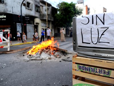 Continúan los cortes de luz: cuáles son las zonas afectadas