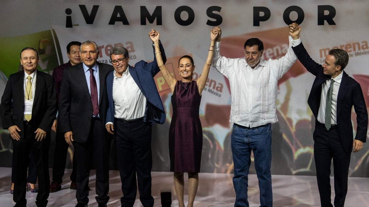 Fernández Noroña junto a Sheinbaum