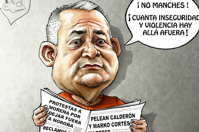 Vista previa del cartón "Las guerras internas", de José Antonio Rodríguez