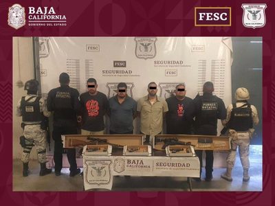 “Cabo 40”, uno de los generadores de violencia de BC, y tres hombres más fueron detenidos en Tecate