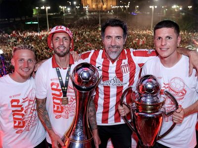 Domínguez aseguró que su continuidad en Estudiantes “no depende de él”