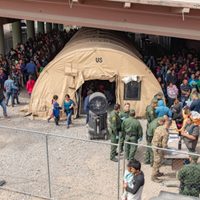 Varados 7 mil migrantes entre Ciudad Juárez y El Paso