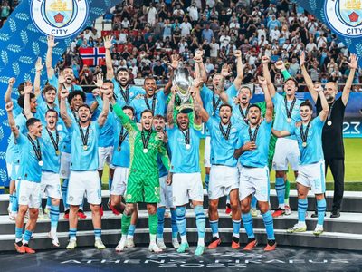 Otro campeonato para Guardiola y Manchester City: Levantan la Supercopa de Europa