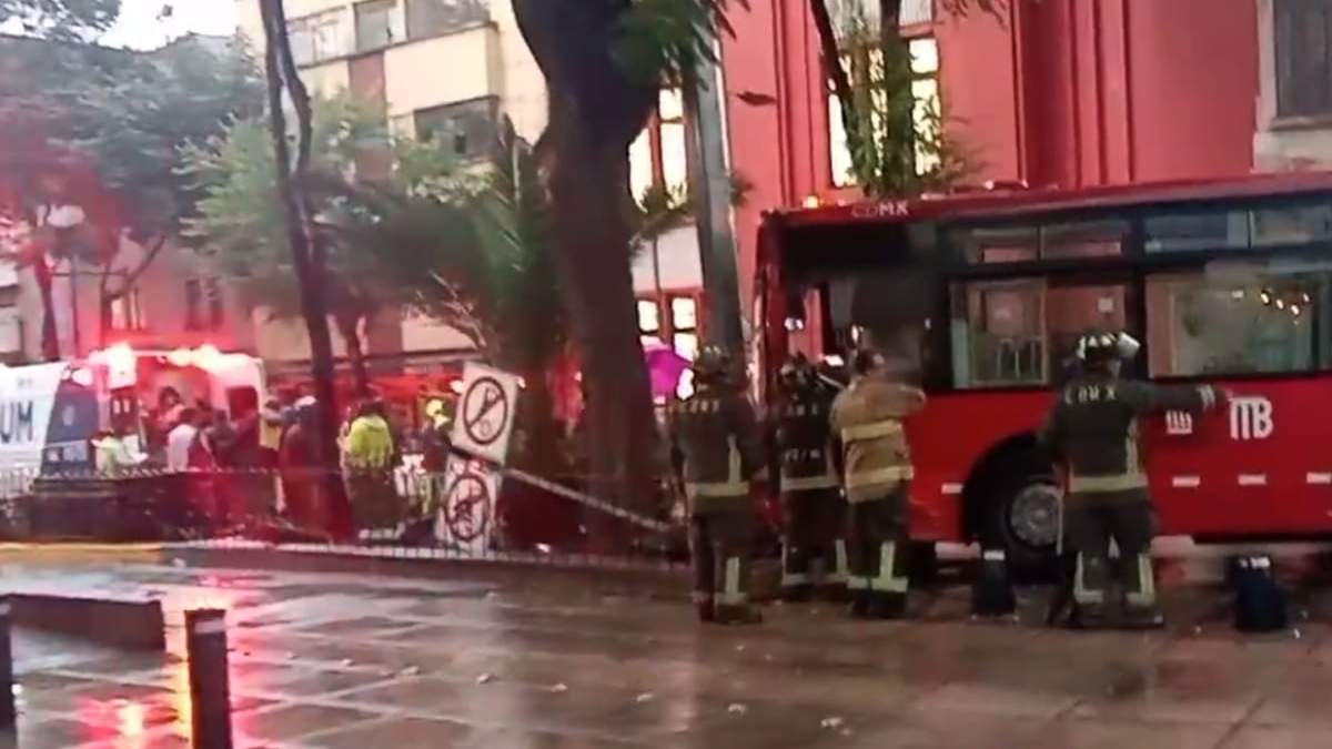 El accidente en la Línea 4 del Metrobús