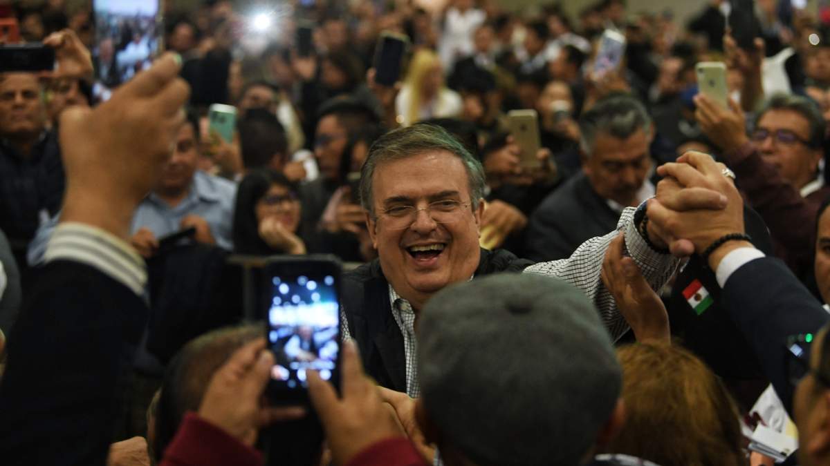 El canciller Marcelo Ebrard