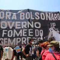 “Fuera”: nuevas protestas se extienden en Brasil para pedir la destitución de Jair Bolsonaro