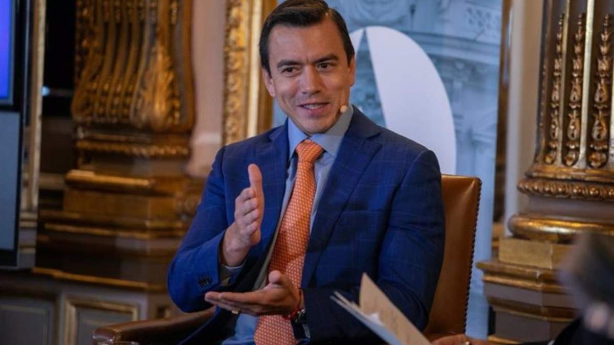 El presidente de Ecuador, Daniel Noboa