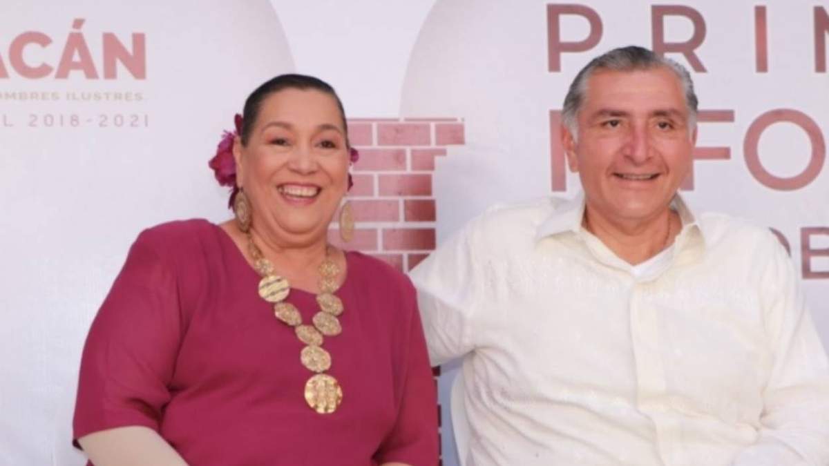 La alcaldesa morenista  y el gobernador de Tabasco, Adán Augusto López