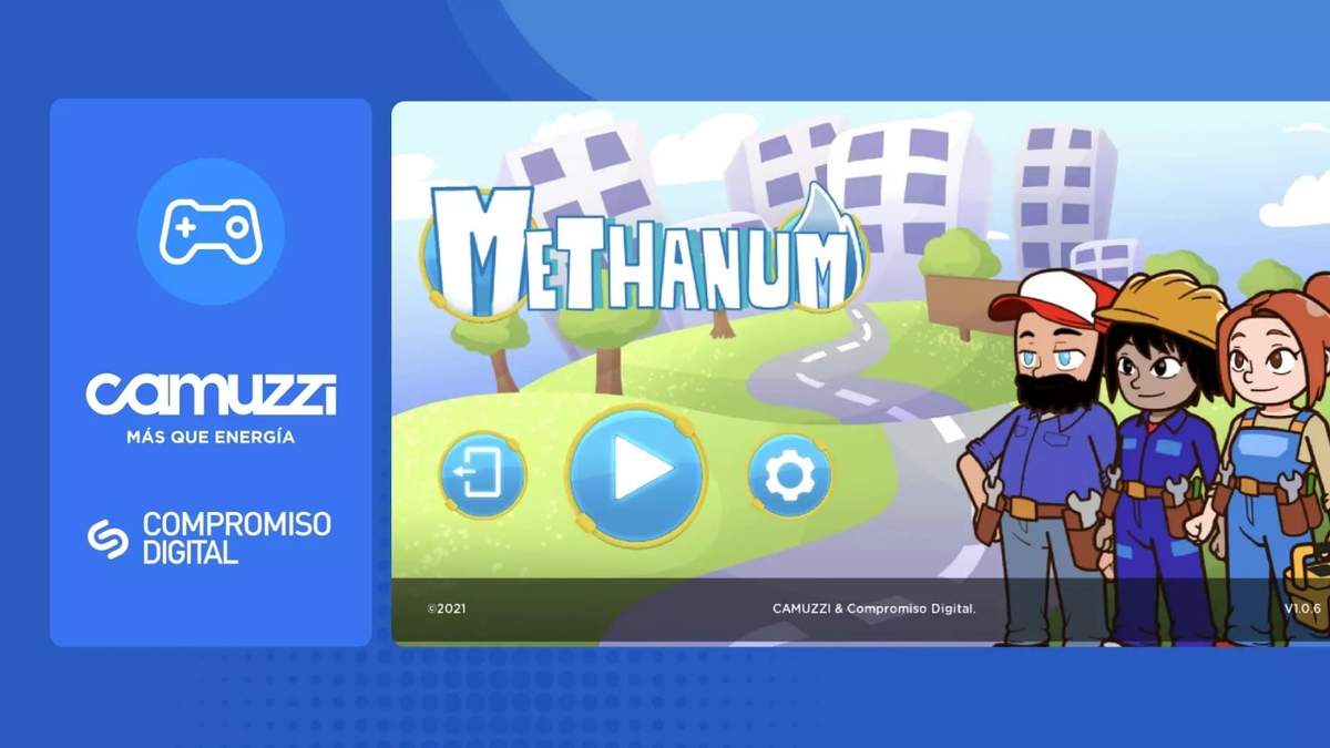 Camuzzi lanza videojuego. Fuente: Facebook