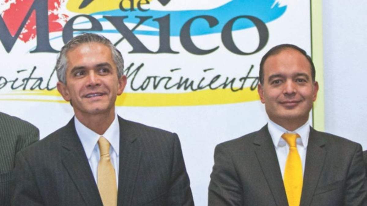 Miguel Ángel Mancera y Luis Ernesto Serna