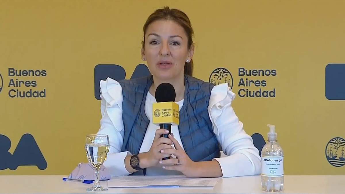 Soledad Acuña, ministra de Educación de la ciudad. Fuente: (Twitter)