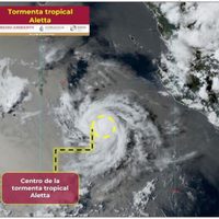 Tormenta tropical Aletta se forma en el Pacífico y afectará a los siguientes estados