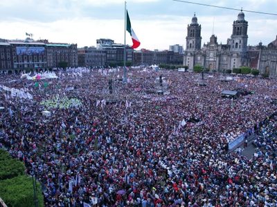 Asistieron 500 mil al mitin de AMLO; fue una concentración de las más grandes: Sheinbaum