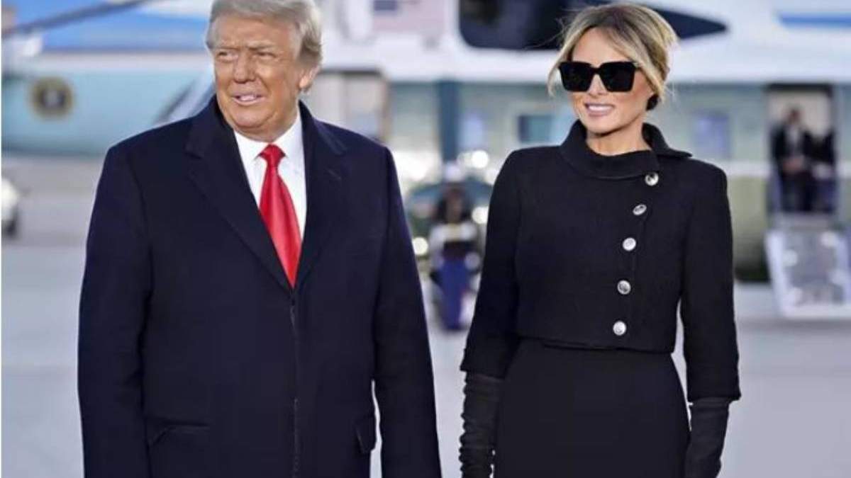 El expresidente de Estados Unidos, Donald Trump, y Melania Trump
