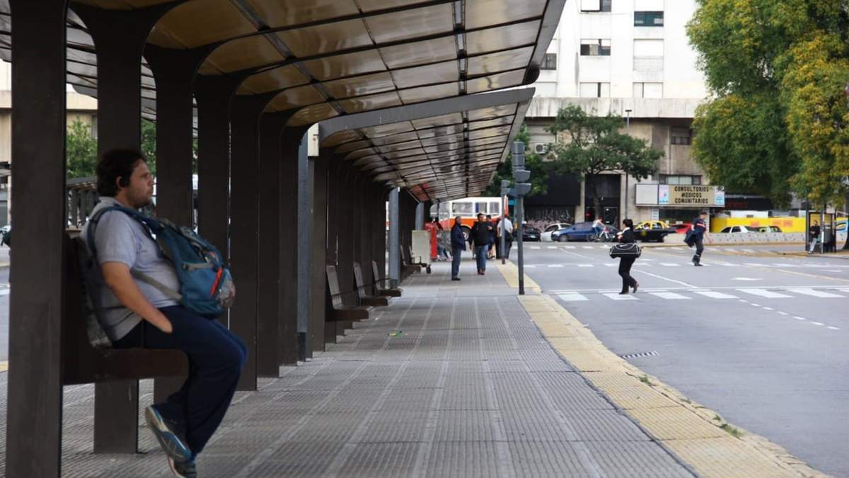Paro de colectiveros. Fuente: (Twitter)