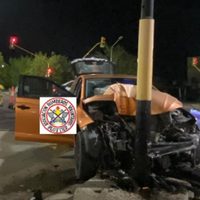 Un gendarme alcoholizado chocó contra un semáforo en Plottier