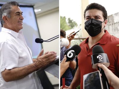 El Bronco y Samuel García se dan su primer agarrón verbal en la transición
