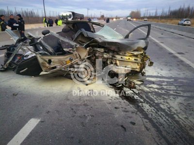 Choque fatal en la ruta 22