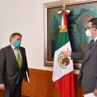 Marcelo Ebrard se reúne con embajador de Rusia por vacuna Sputnik 5