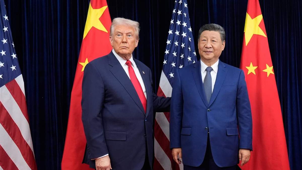 Donald Trump y Xi Jinping antes de una cumbre el 30 de octubre de 2025