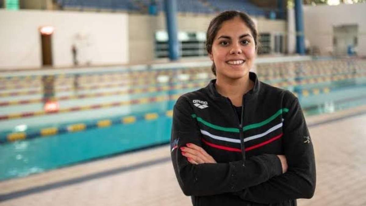 La nadadora Martha Sandoval