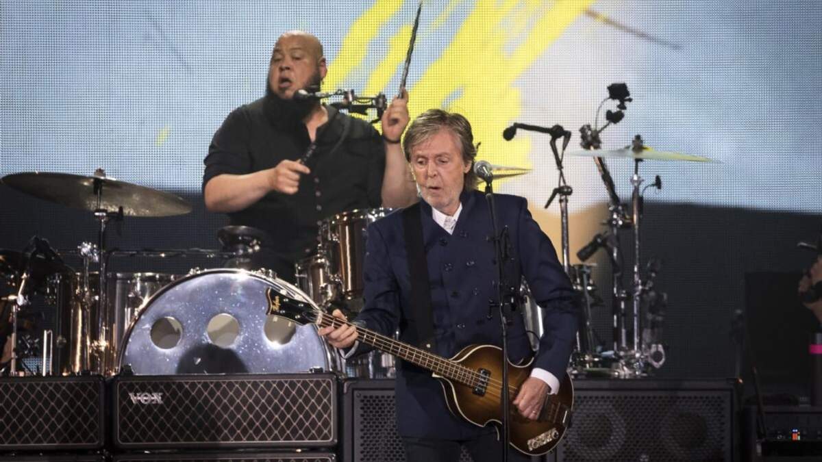 Paul McCartney durante su gira “Got Back” el 16 de junio de 2022 en el estadio MetLife de East Rutherford, Nueva Jersey