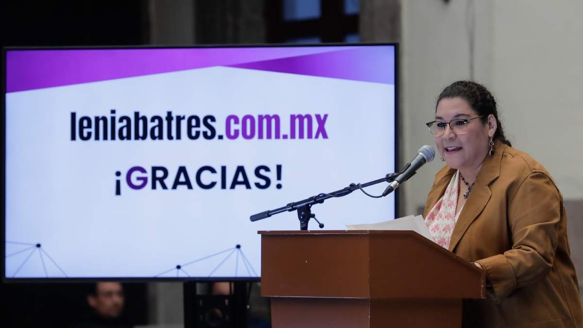 Ministra Lenia Batres, informe de labores