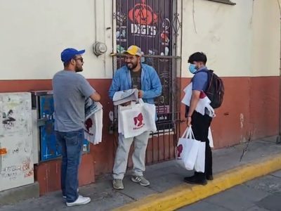 Equipo de Ebrard denuncia que servidores de la Nación reparten publicidad de Sheinbaum