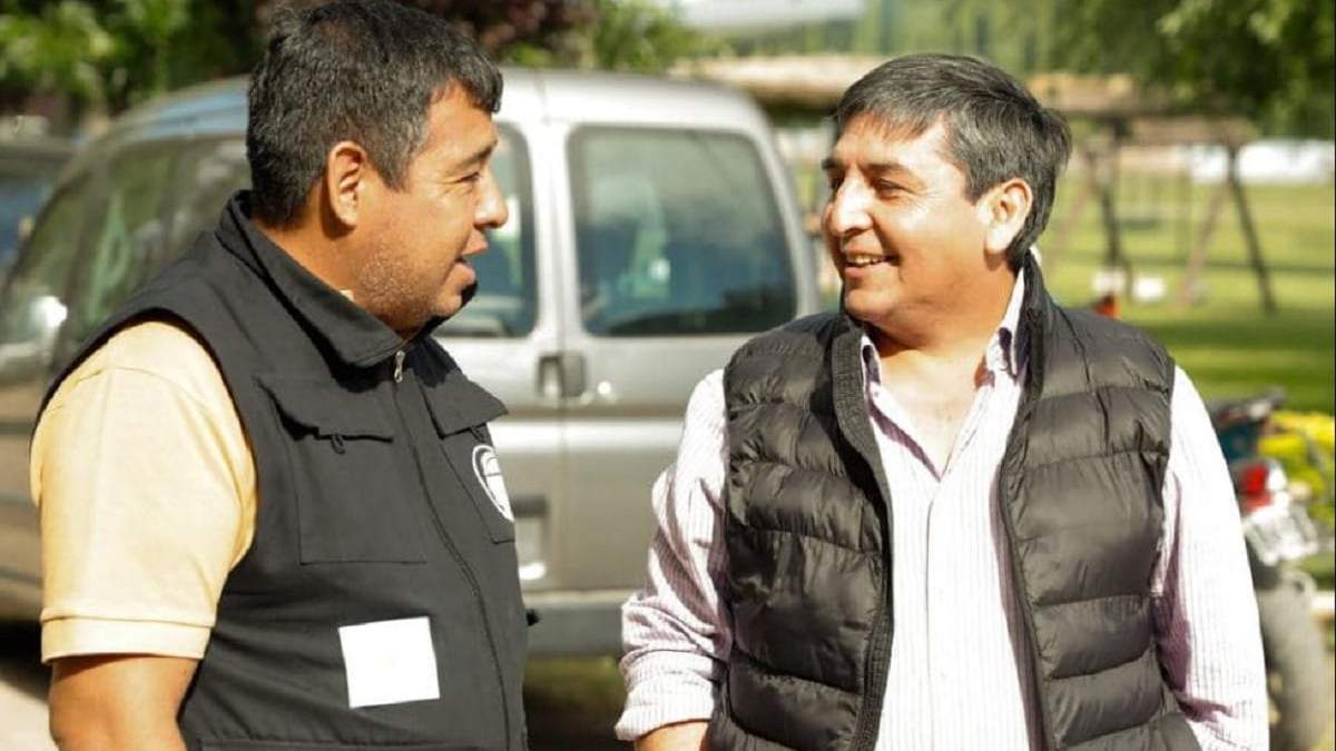 Carlos Quintriqueo y Juan Carlos Levi definieron unir fuerzas en los reclamos de viviendas. Fuente: (Facebook)