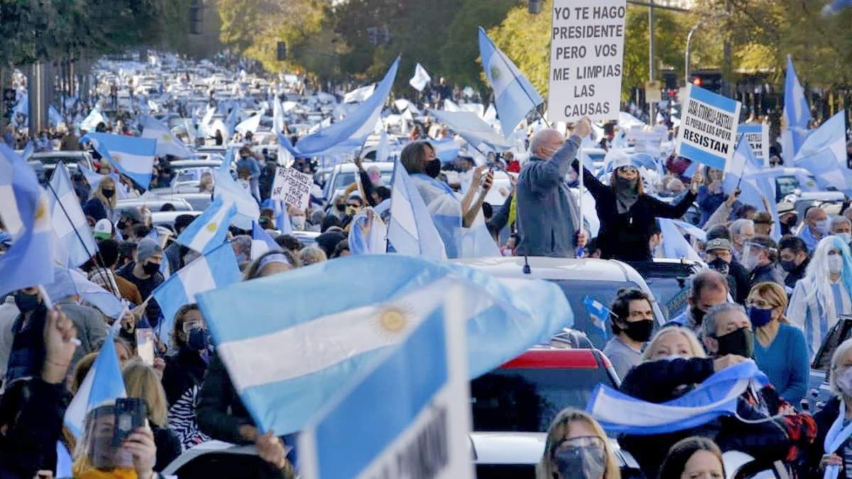 Marcha del 17A. Fuente: (Twitter)