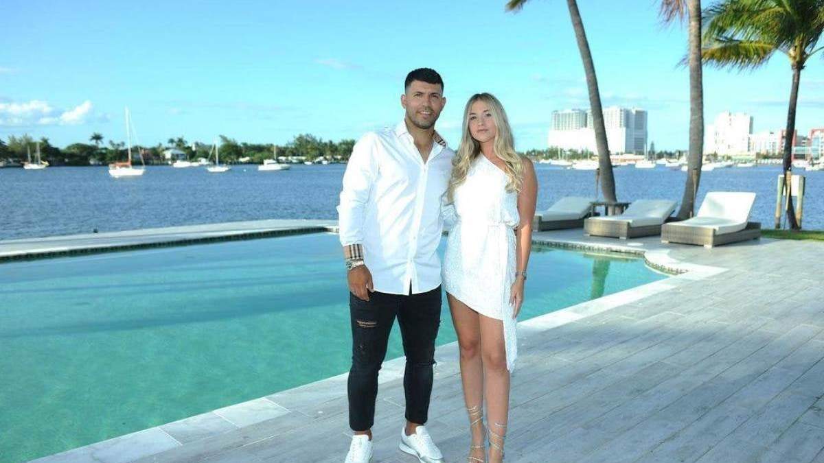 Kun Agüero y Sofi Calzetti. Fuente: (Instagram)